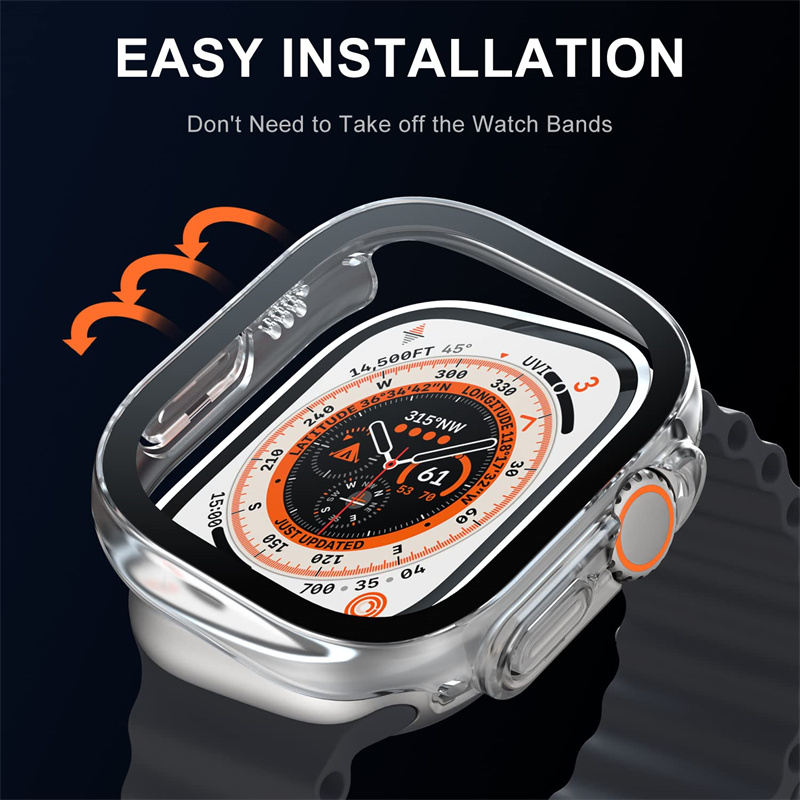 Glass+case For Apple Watch Ult - Smartwatch Luxury Watches review and price