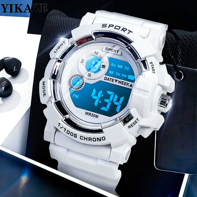 YIKAZE Kids Watches Fashion Lu - Smartwatch Digital Watches For Kid Boy With Alarm review and price