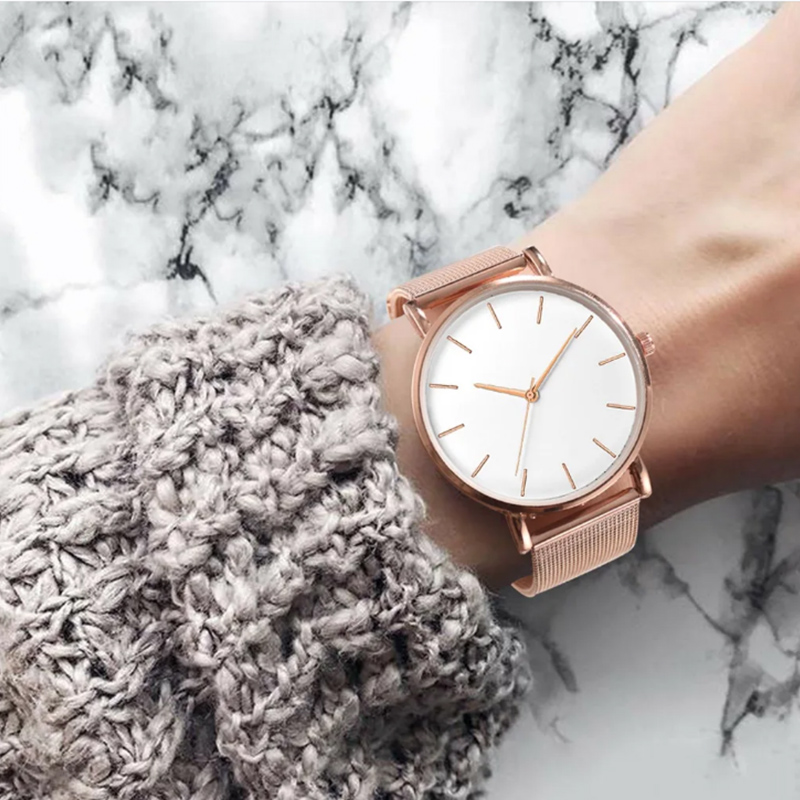 Top Brand Women's Watches Luxu - Minimalist Thin Watch review and price