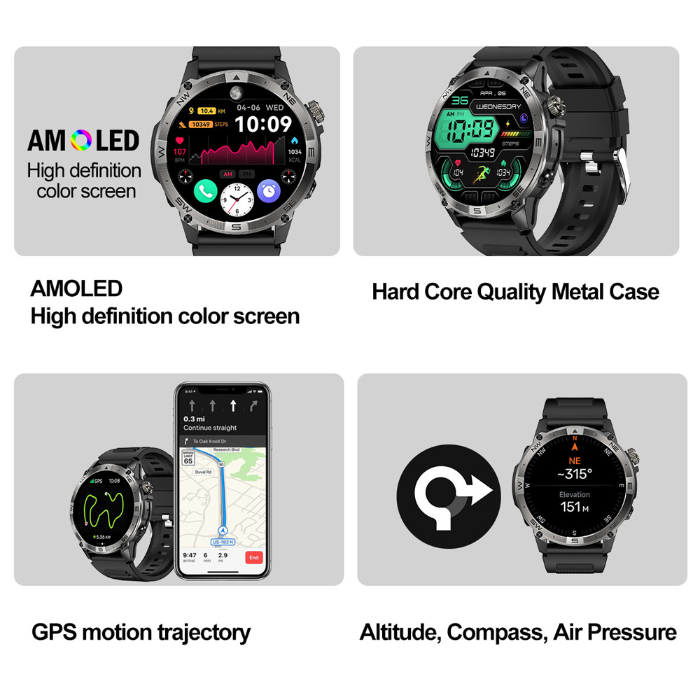 NORTH EDGE GPS Sports Smart Wa - Heart Rate Gps Watch review and price