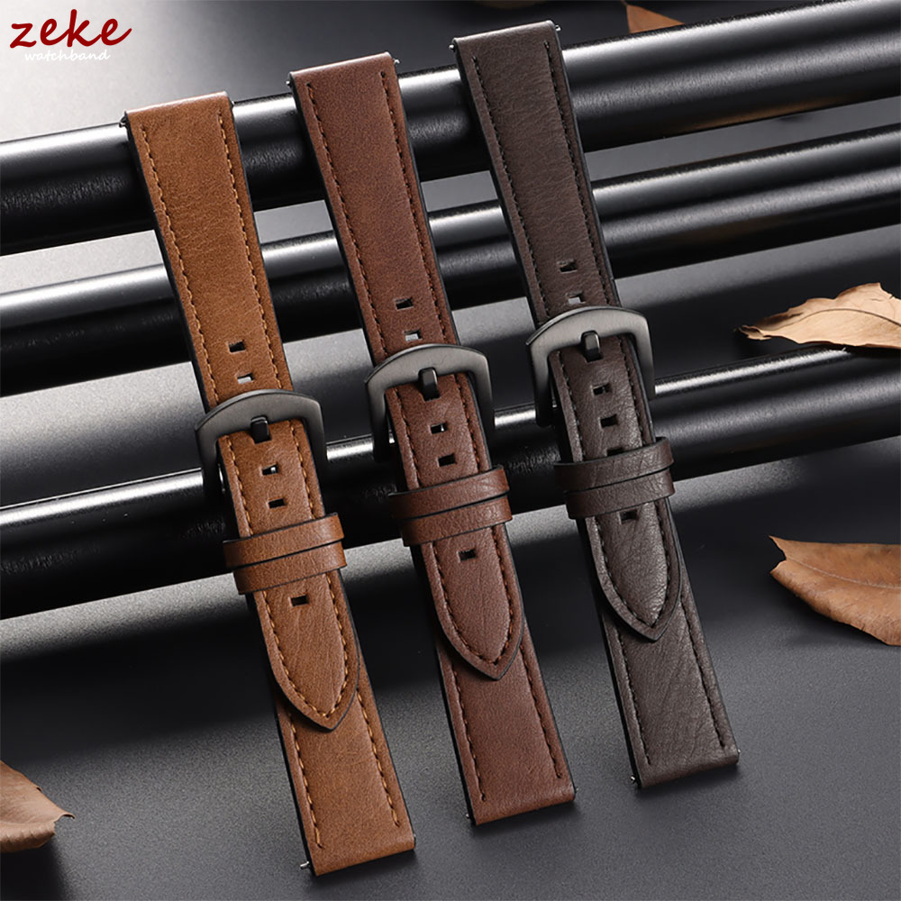 20/22mm Leather Strap Watchban - Omega Watches Smartwatch review and price