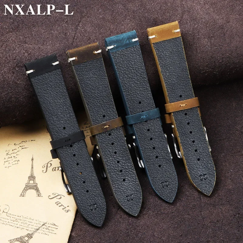 Vintage Oil Wax Leather Watch  - Omega Watches Smartwatch review and price