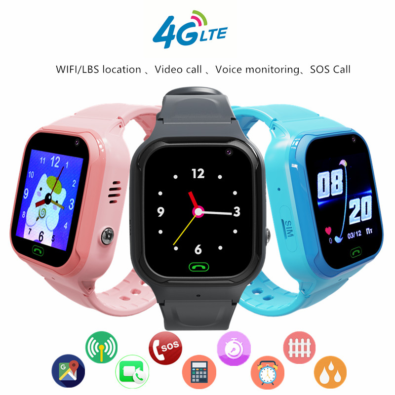 4G Kids Smart Phone Watch Vide - Smartwatch Digital Watches For Kid Boy With Alarm review and price
