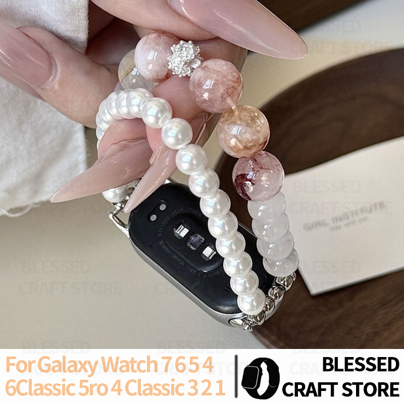 Natural Crystal Pearl Bracelet - Smartwatch Vintage Watches For Women review and price