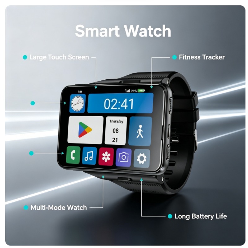 S999 Plus Smart Watch, 4G Andr - Smartwatch Watches For Men With Gps review and price