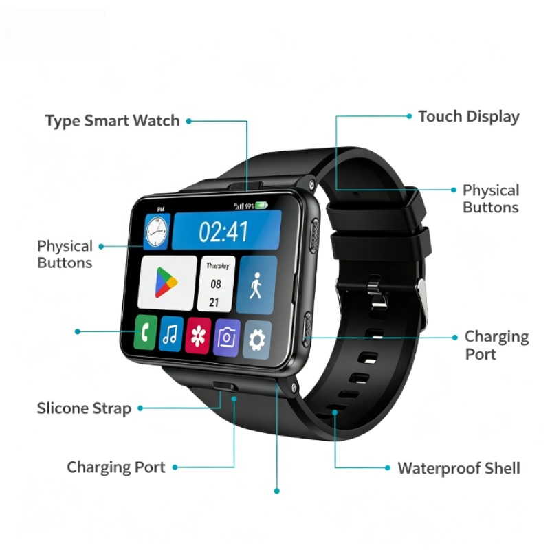 S999 Plus Smart Watch, 4G Andr - Smartwatch Watches For Men With Gps review and price