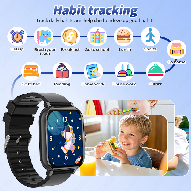 LIGE 2025 Audiobook Children S - Smartwatch Digital Watches For Kid Boy With Alarm review and price
