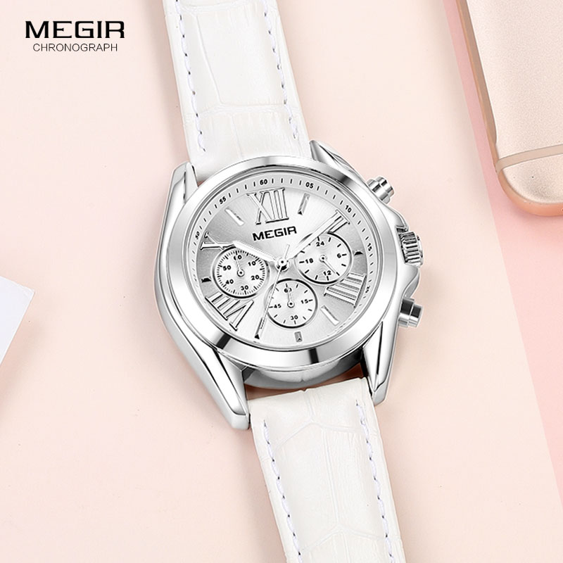 MEGIR2019 New Luxury Leather W - Minimalist Thin Watch review and price