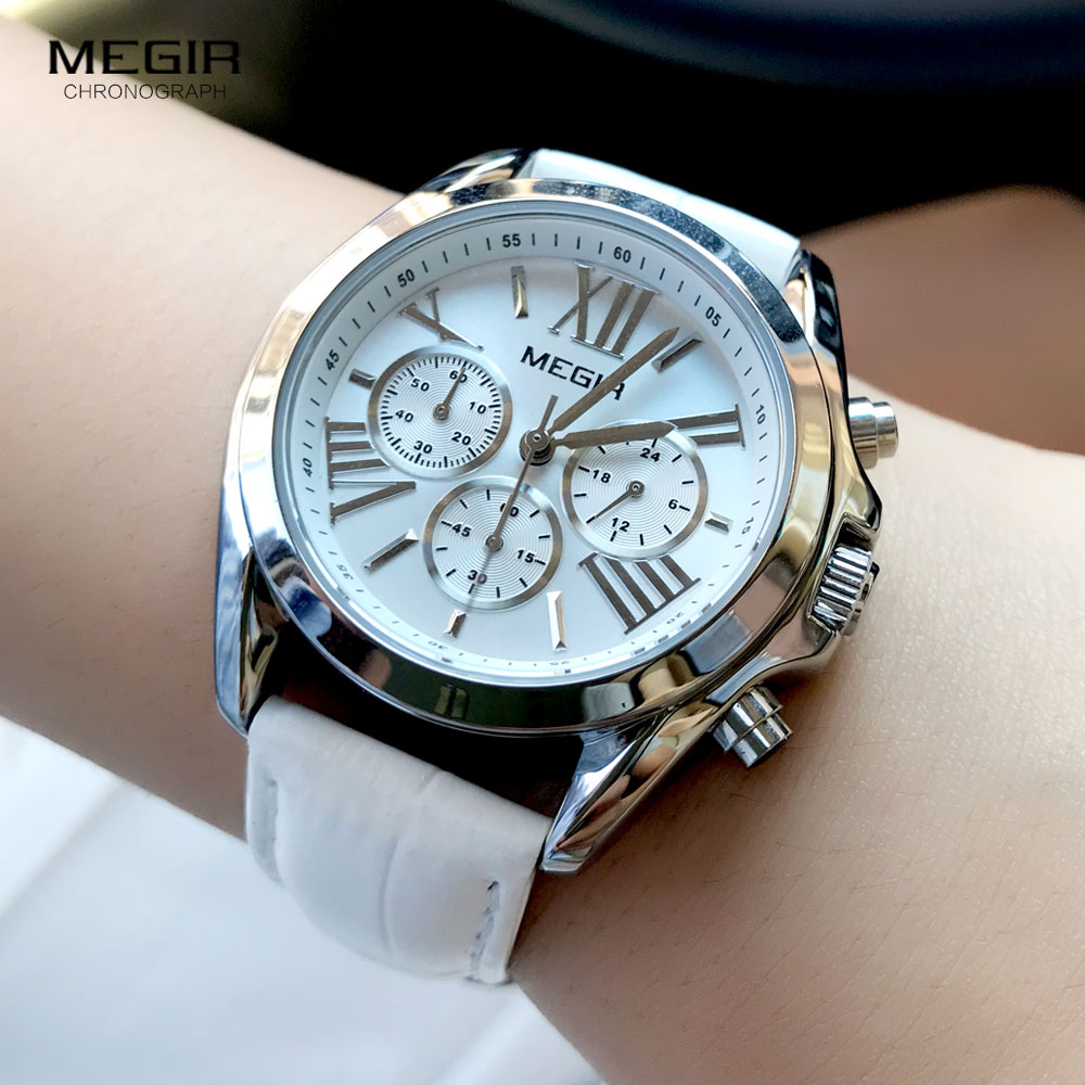 MEGIR2019 New Luxury Leather W - Minimalist Thin Watch review and price