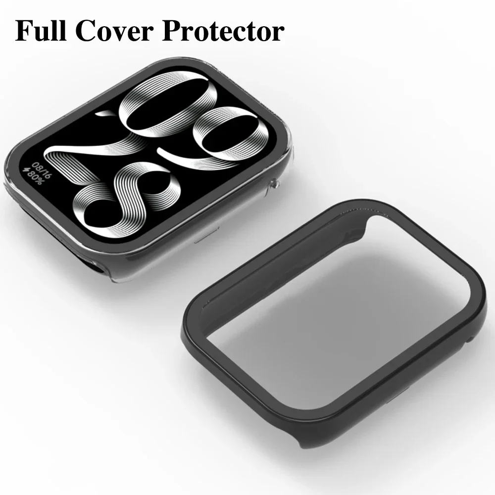 Glass+Case For Xiaomi Mi Band  - Smartwatch Watches Xiaomi review and price