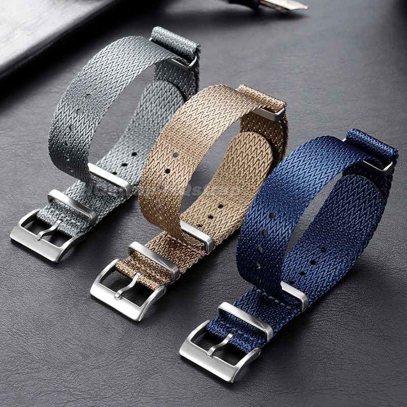 Canvas Nylon Watch Band 18mm 2 - Omega Watches Smartwatch review and price