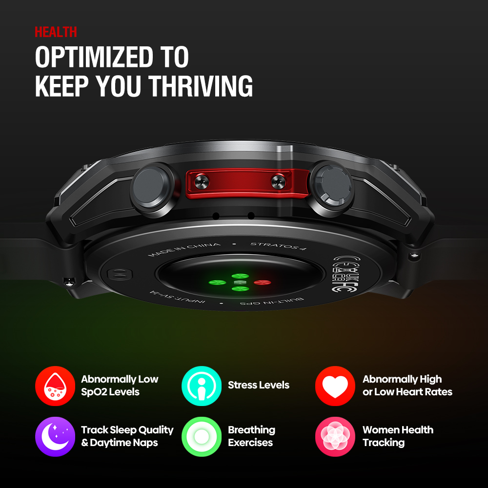 NEW Zeblaze Stratos 4 GPS Smar - Heart Rate Gps Watch review and price