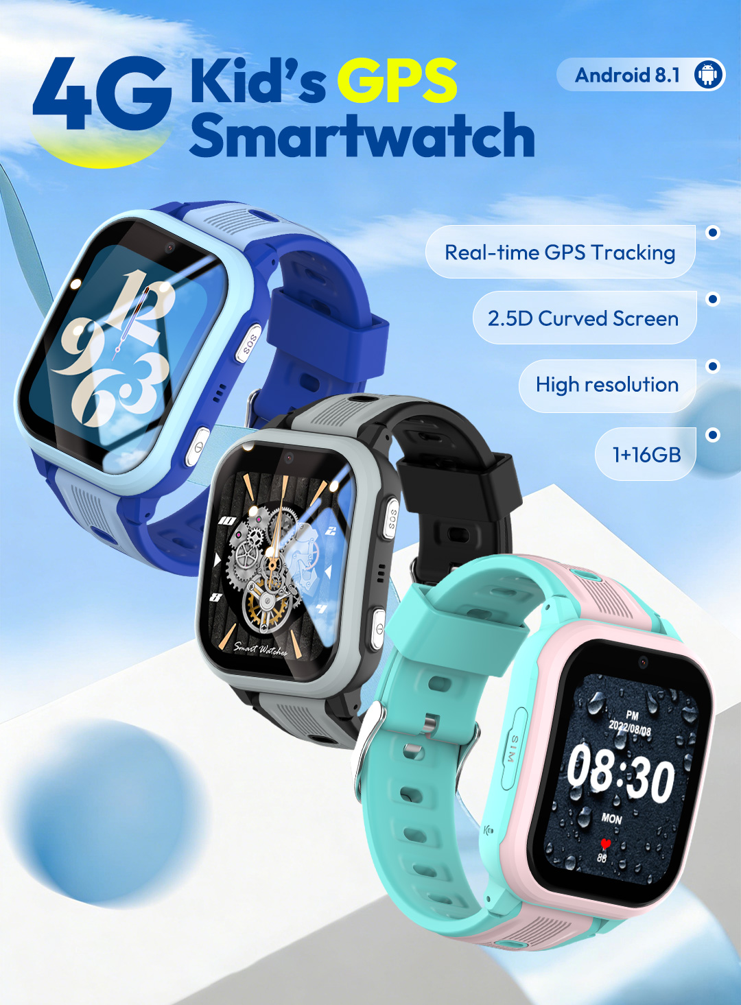KT41 Smart Watch - 4G Phone Ch - Smartwatch Watches Gift For Girls review and price