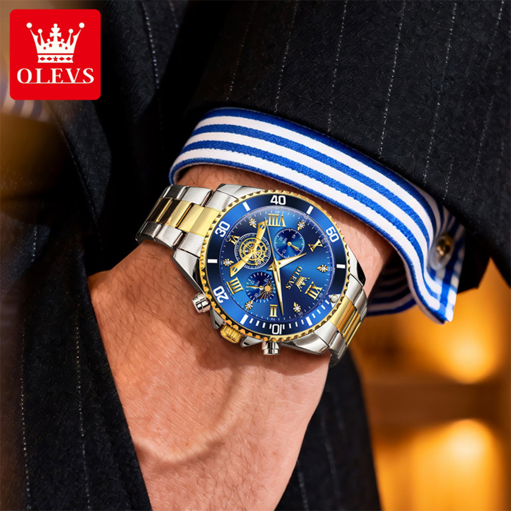 Luxury OLEVS Quartz Gold Metal - Smartwatch Luxury Watches review and price