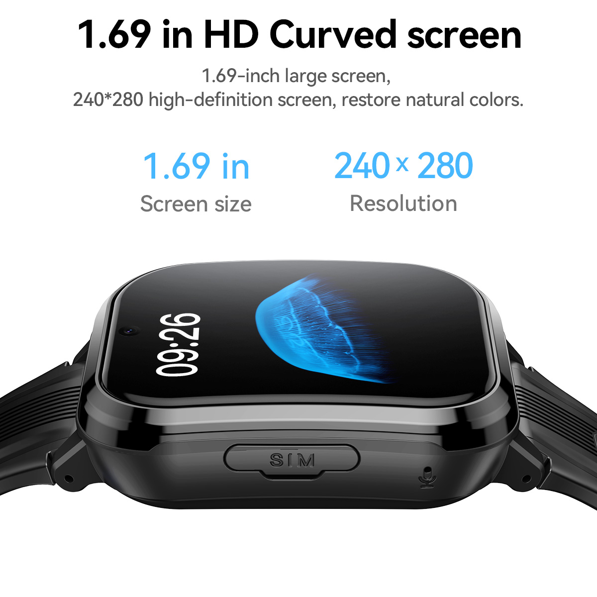HOCO Y108 1.69inch HD LCD Curv - Smartwatch Watches For Children review and price