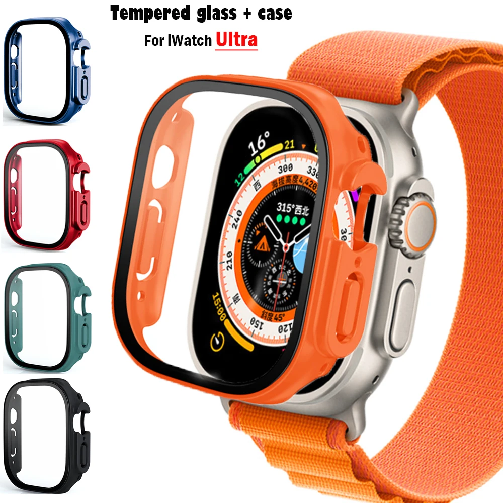 Glass+case For Apple Watch Ult - Smartwatch Luxury Watches review and price