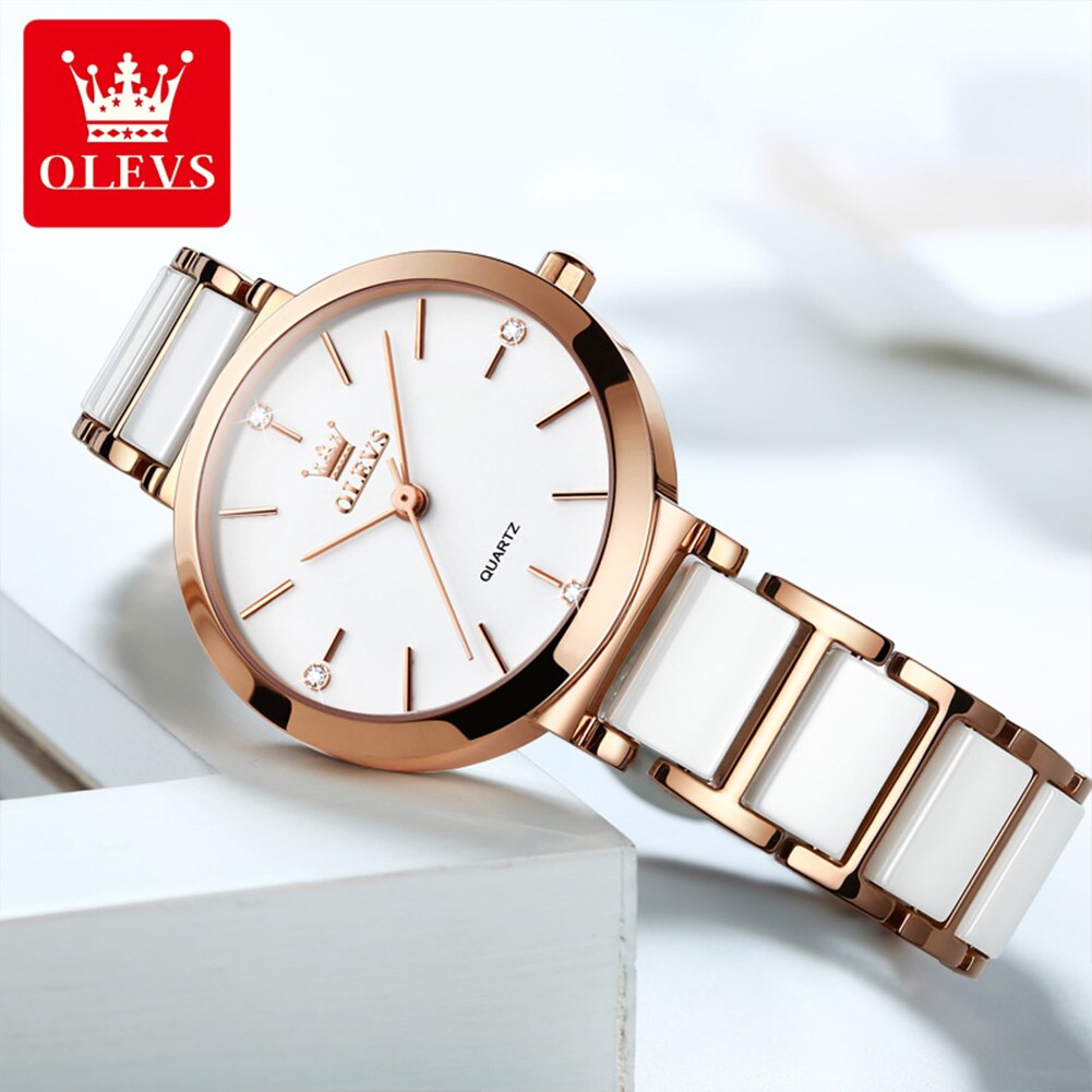 OLEVS Fashion Women Watches Re - Minimalist Thin Watch review and price
